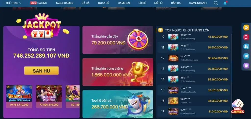 Hoàn trả hàng tuần Lucky 88